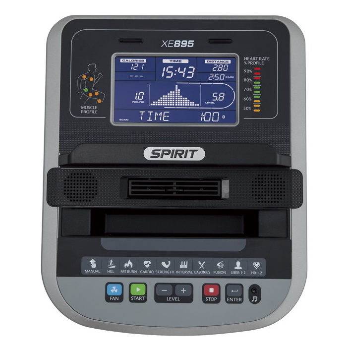Консоль эллиптического тренажера Spirit Fitness XE895 Консоль эллиптического тренажера Spirit Fitness XE895