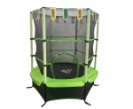 Батут с защитной сетью диаметром 55 дюймов (140 сантиметров) DFC Jump Kids 55
