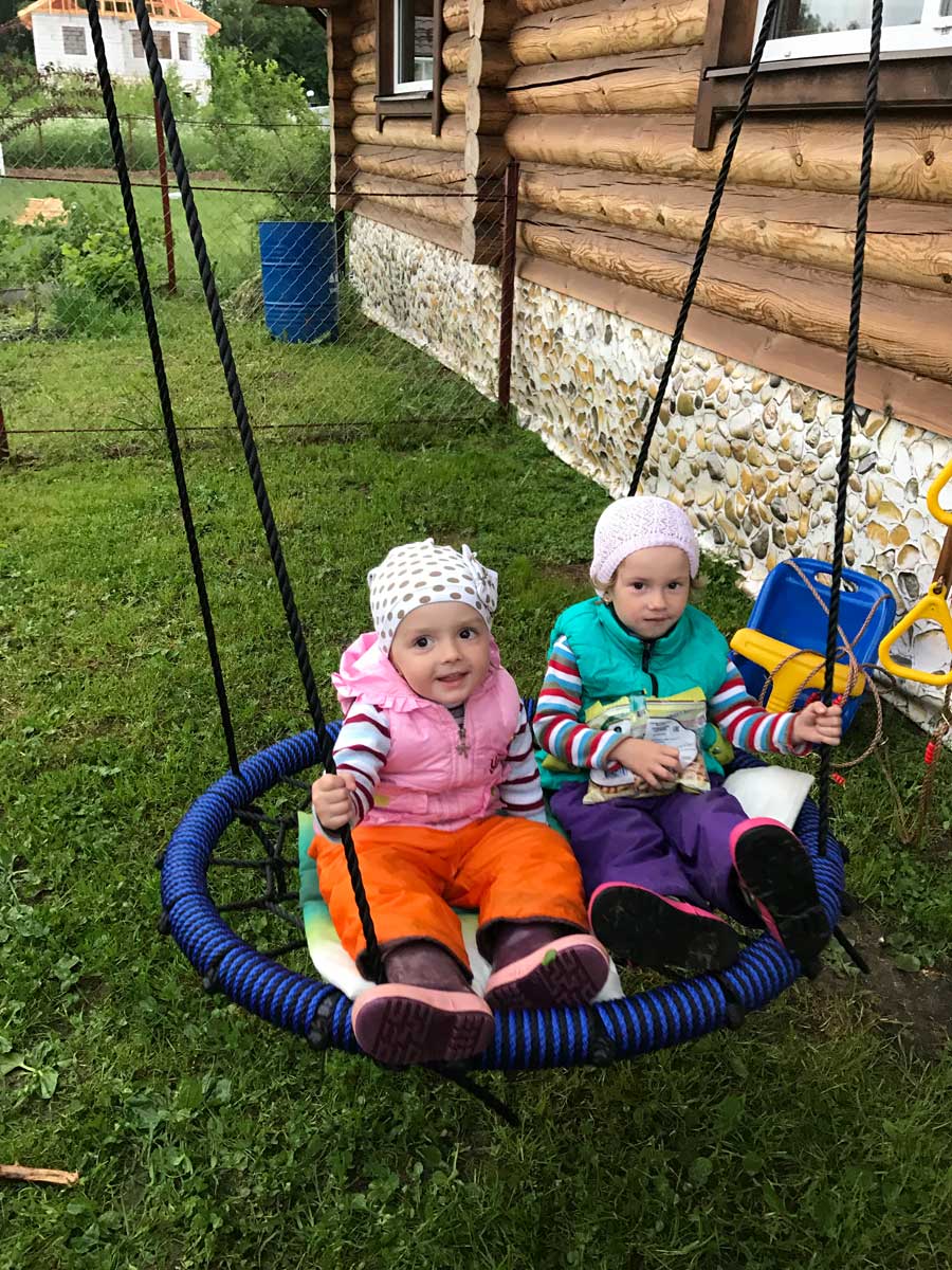 Качели-гнездо BabyGrad диаметром 60 см Качели-гнездо BabyGrad диаметром 60 см