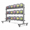 Стойка для медицинских мячей, горизонтальная Fitnessport DR-20 (медицинские мячи приобретаются отдельно)