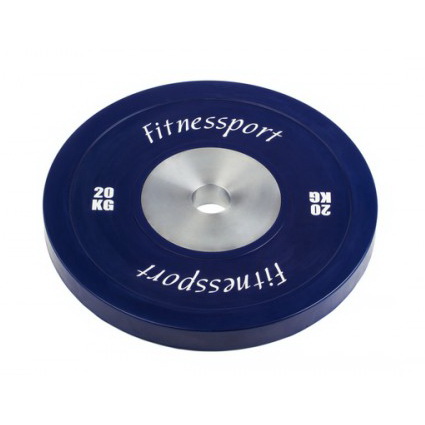 Бамперный диск для кроссфита Fitnessport RCP22-20 Бамперный диск для кроссфита Fitnessport RCP22-20
