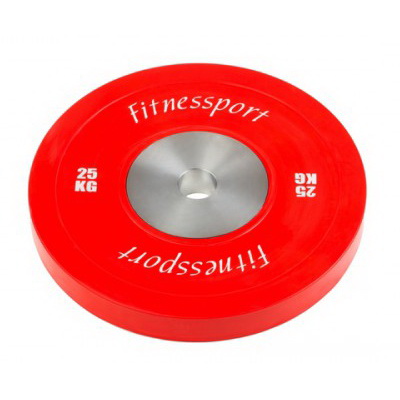 Бамперный диск для кроссфита Fitnessport RCP22-25 Бамперный диск для кроссфита Fitnessport RCP22-25