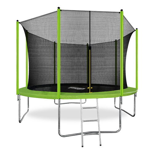 Батут с внутренней страховочной сеткой и лестницей Arland Standard 12FT Inside Light green диаметром 12 футов (3,66 м) Батут с внутренней страховочной сеткой и лестницей Arland Standard 12FT Inside Light green диаметром 12 футов (3,66 м)