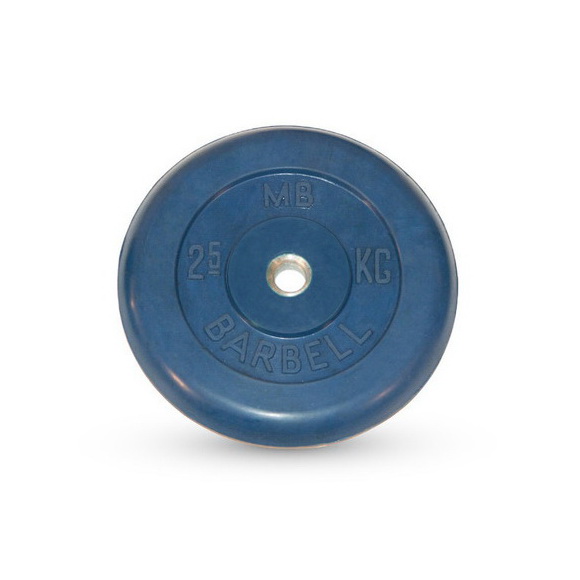 Диск обрезиненный цветной MB Barbell MB-PltB26-2,5C Диск обрезиненный цветной MB Barbell MB-PltB26-2,5C