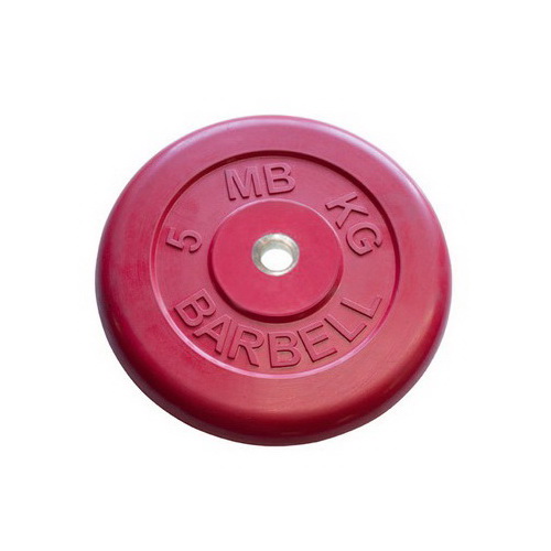 Диск обрезиненный цветной MB Barbell MB-PltB26-5C Диск обрезиненный цветной MB Barbell MB-PltB26-5C