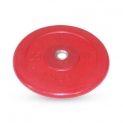 Диск обрезиненный цветной MB Barbell MB-PltB26-25C