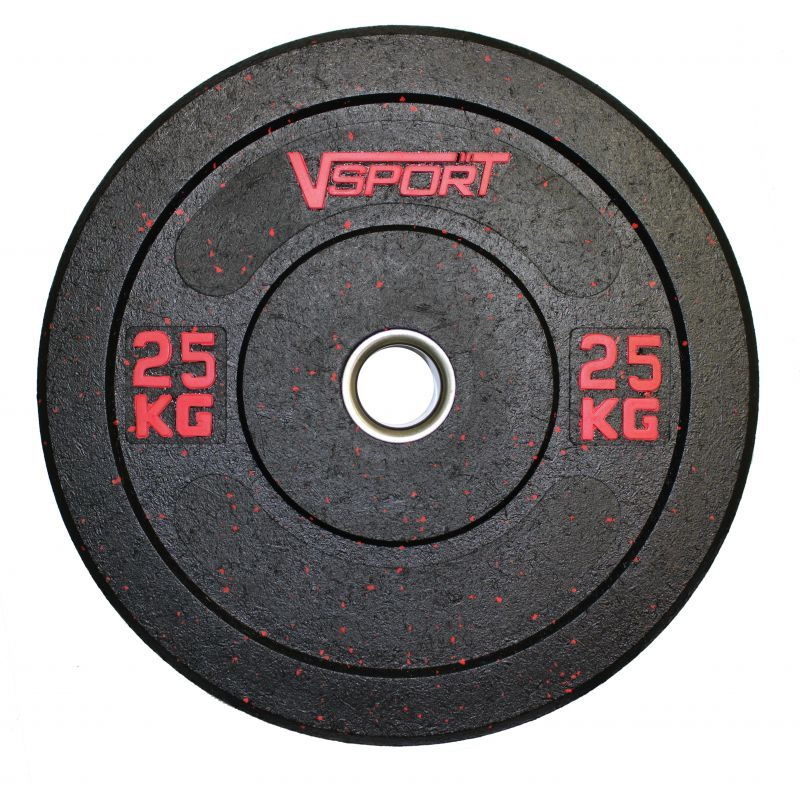 Диск бамперный черный Fitex PRO FTX-1037-25 весом 25 кг Диск бамперный черный Fitex PRO FTX-1037-25 весом 25 кг