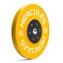 Диск тяжелоатлетический тренировочный HERCULES Color 15 кг