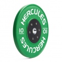 Диск тяжелоатлетический тренировочный HERCULES Color 10 кг