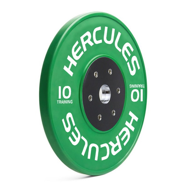 Диск тяжелоатлетический тренировочный HERCULES Color 10 кг Диск тяжелоатлетический тренировочный HERCULES Color 10 кг