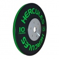 Диск тяжелоатлетический тренировочный HERCULES 10 кг