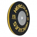 Диск тяжелоатлетический тренировочный HERCULES 15 кг