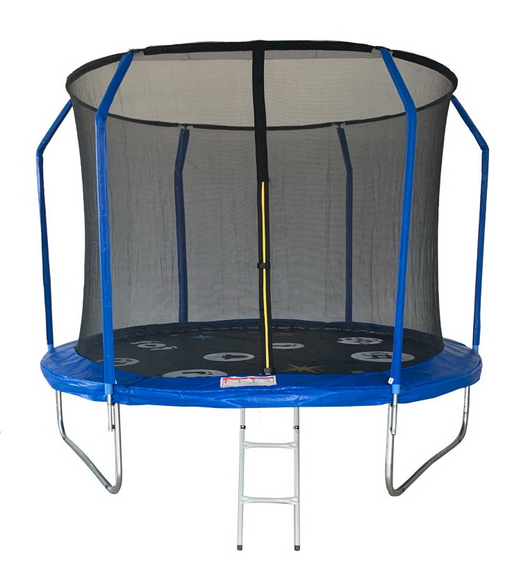 Батут диаметром 10FT (3,05м) с принтом, защитной сеткой и лестницей Sport Elite PLAY FR-80-10FT Батут диаметром 10FT (3,05м) с принтом, защитной сеткой и лестницей Sport Elite PLAY FR-80-10FT