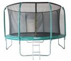 Батут Sport Elite GB102011-14FT с защитной сеткой и лестницей диаметром 14ft (4,27 м)
