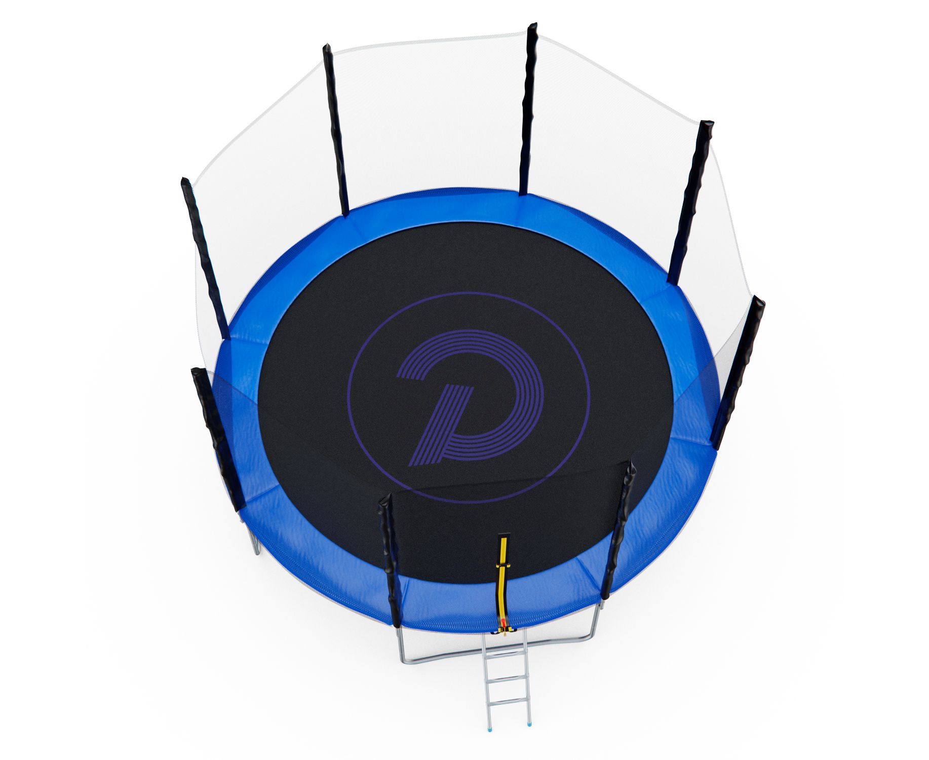Батут с сеткой и лестницей DFC Pelpo 12ft Blue Батут с сеткой и лестницей DFC Pelpo 12ft Blue