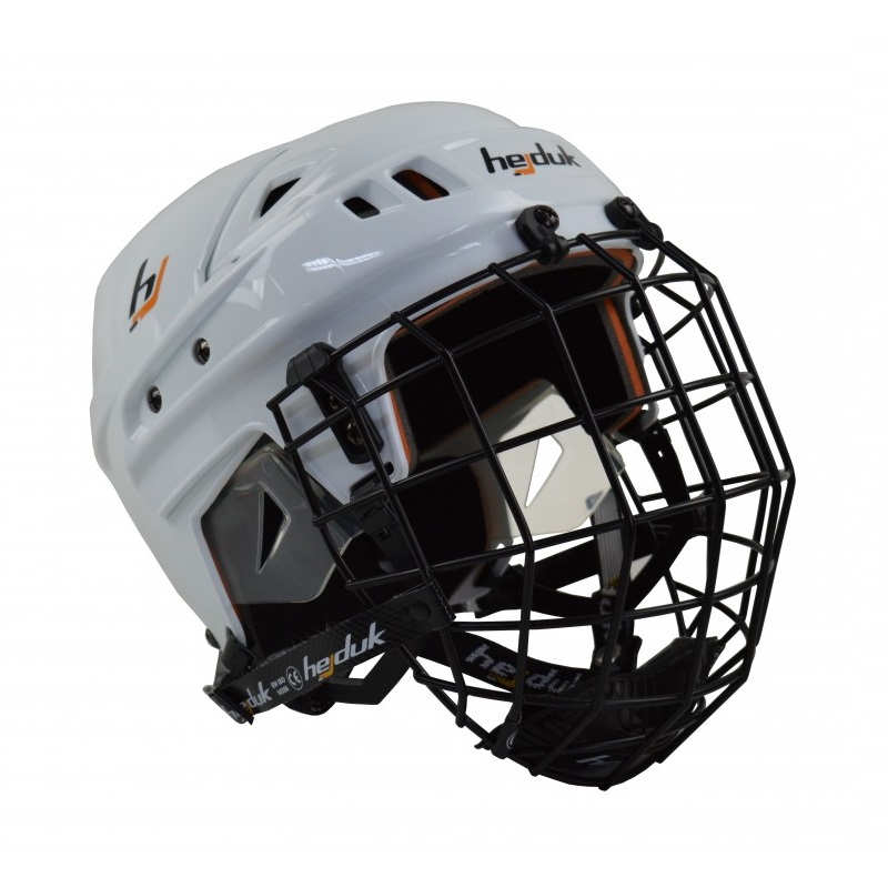Хоккейный шлем с решеткой Hejduk Hockey Helmet Combo (белый) Хоккейный шлем с решеткой Hejduk Hockey Helmet Combo (белый)