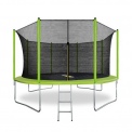 Батут с внутренней страховочной сеткой и лестницей Arland Standard 14FT Inside Light green диаметром 14 футов (4,27 м)