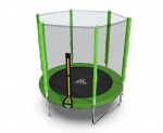 Батут с защитной сеткой DFC Trampoline Fitness 6FT-TR-LG диаметром 6 футов (1,83 м)