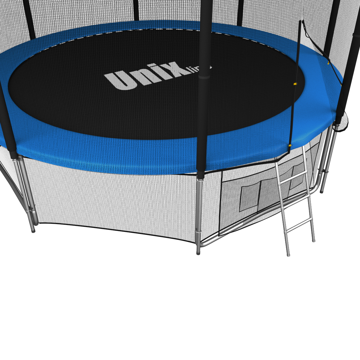 Батут UNIX Classic 12 ft (outside) с защитной сетью и лестницей диаметром 12 ft (366 см) Батут UNIX Classic 12 ft (outside) с защитной сетью и лестницей диаметром 12 ft (366 см)