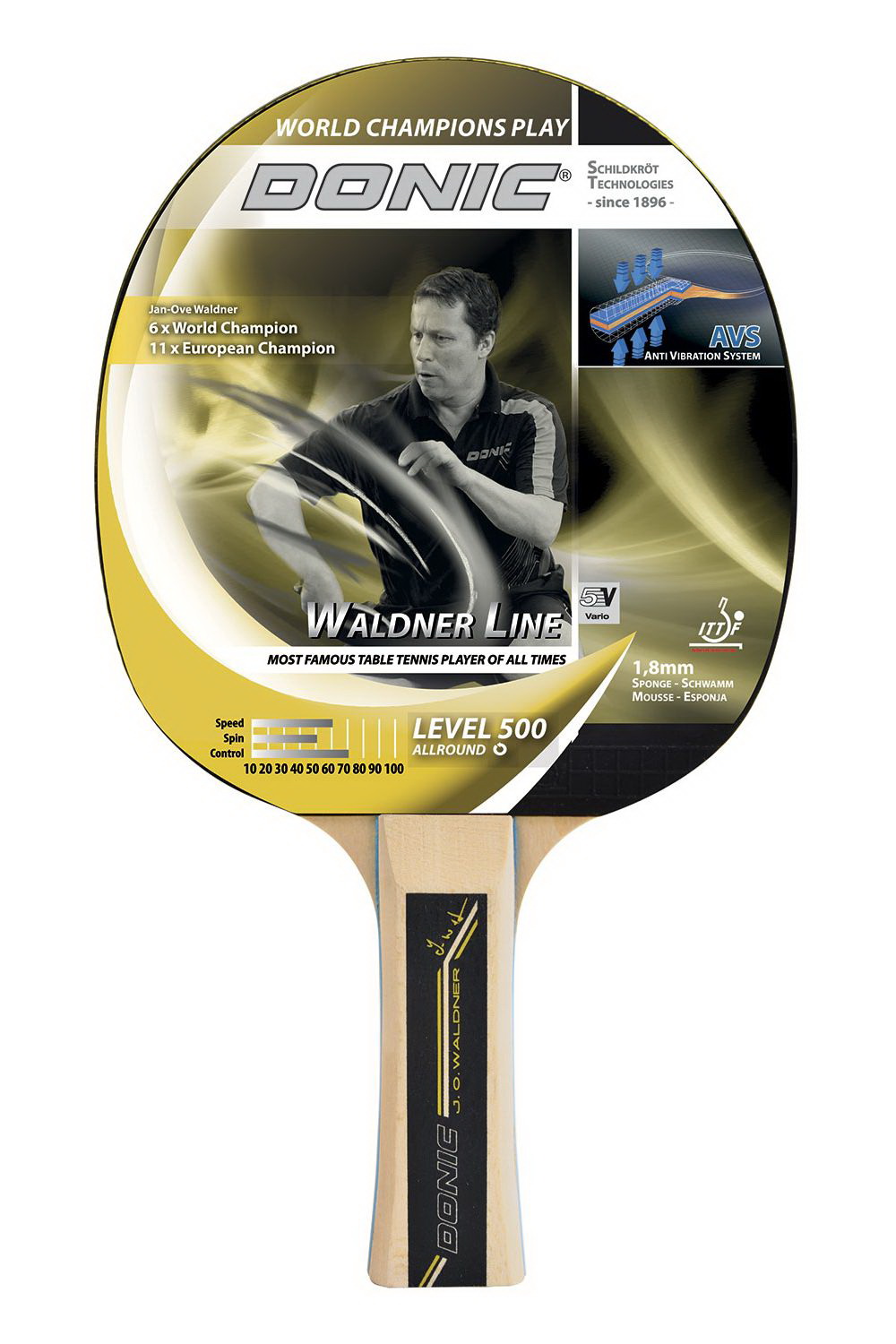 Ракетка для настольного тенниса DONIC Waldner 500 Ракетка для настольного тенниса DONIC Waldner 500