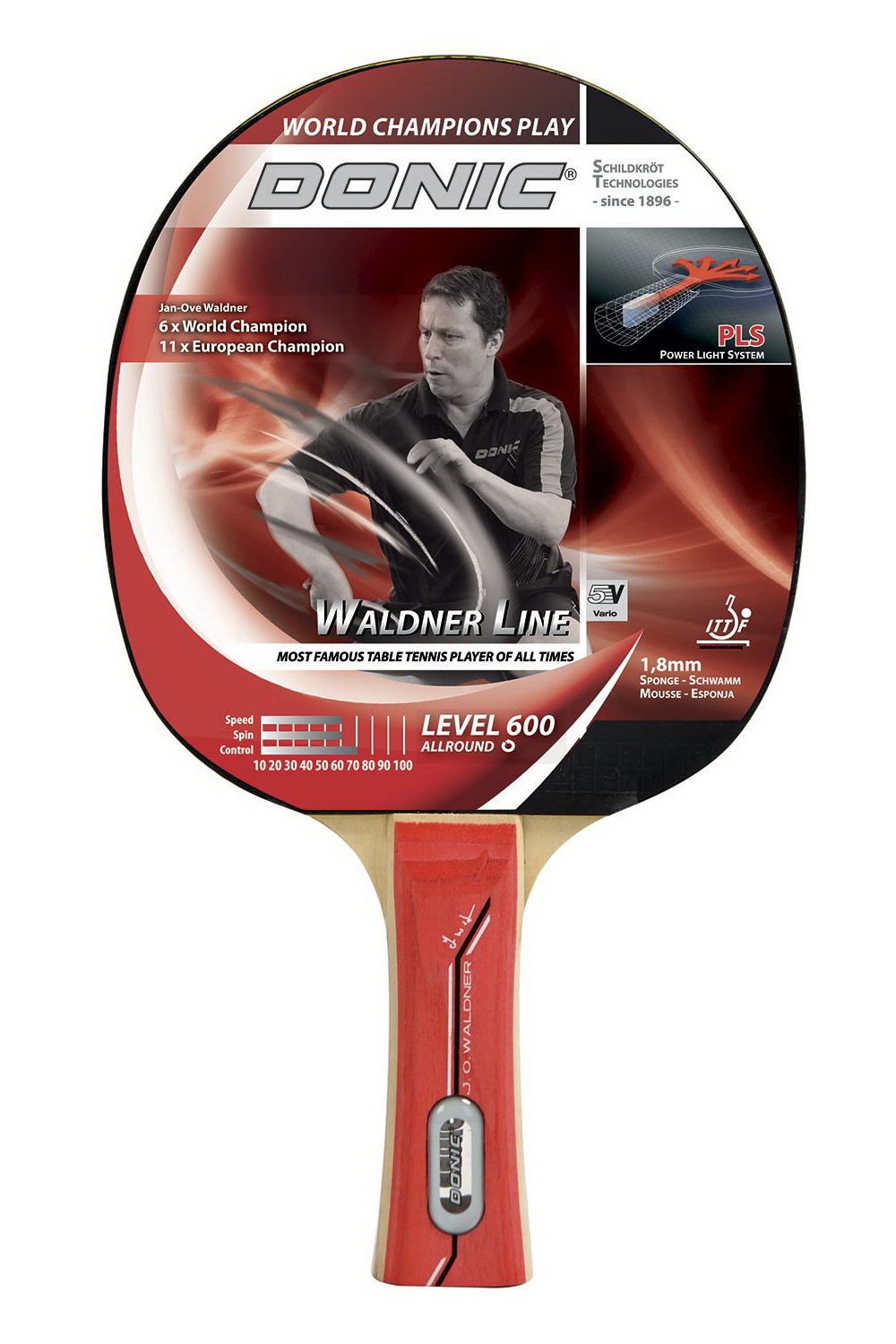 Ракетка для настольного тенниса DONIC Waldner 600 Ракетка для настольного тенниса DONIC Waldner 600