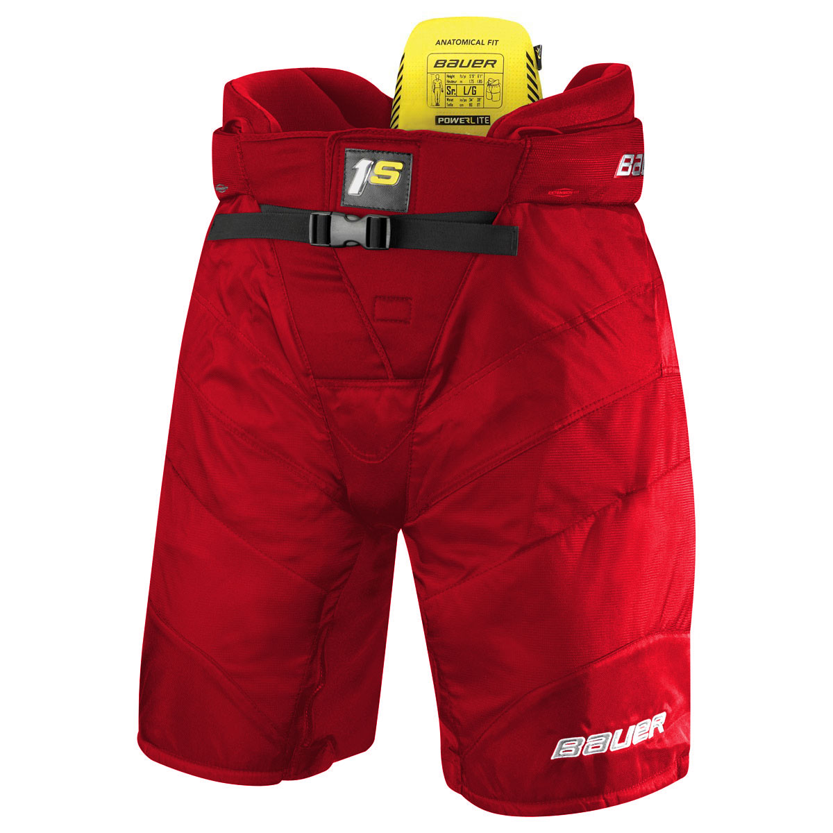 Трусы хоккейные BAUER Supreme 1S S17 SR красного цвета Трусы хоккейные BAUER Supreme 1S S17 SR красного цвета