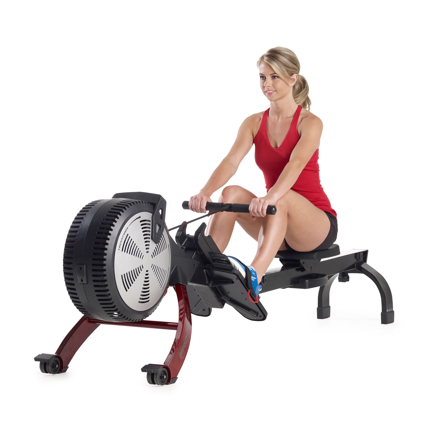 Занятие на гребном тренажере Pro-Form R600 Занятие на гребном тренажере Pro-Form R600