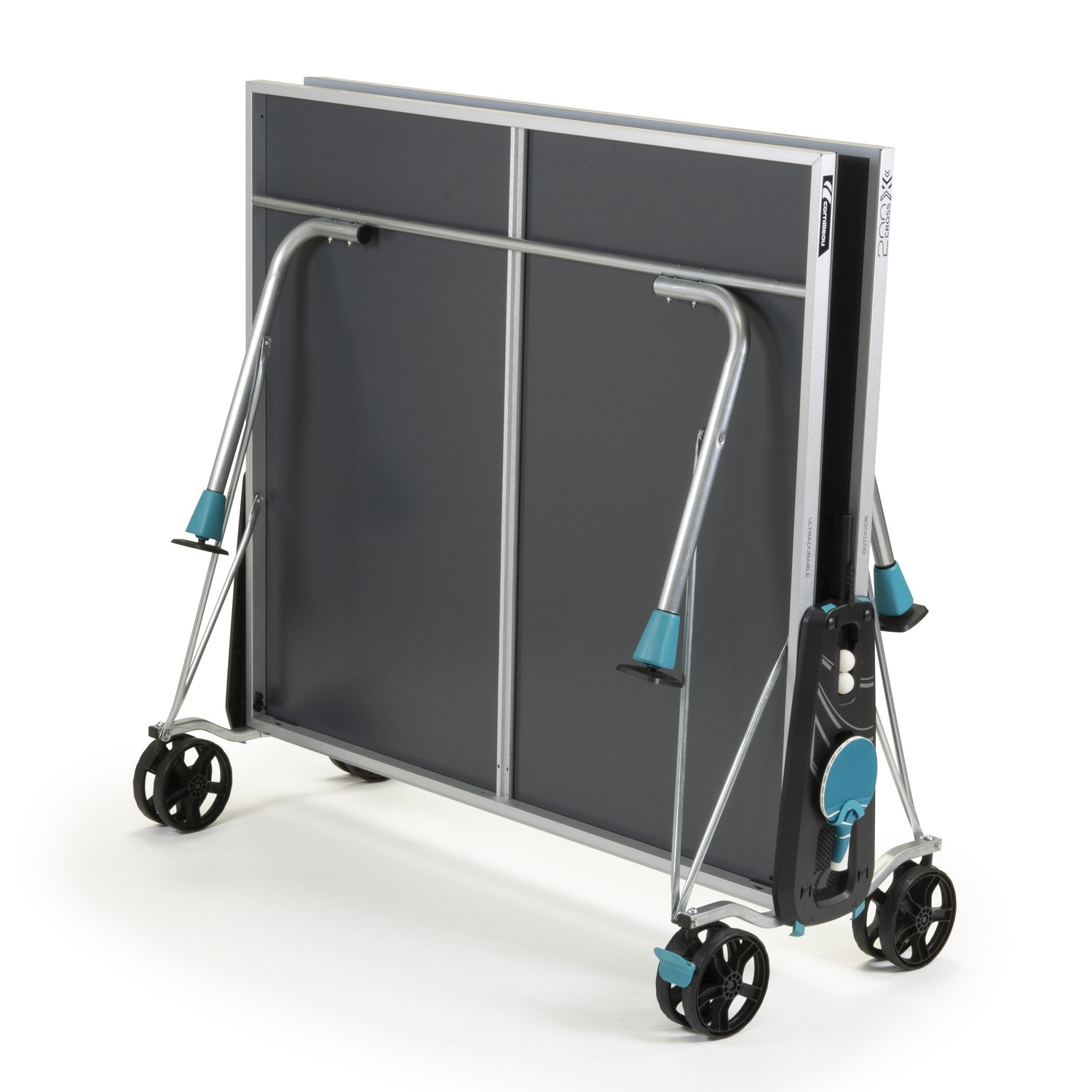 Теннисный стол всепогодный Cornilleau Sport 200X Outdoor в сложенном виде Теннисный стол всепогодный Cornilleau Sport 200X Outdoor в сложенном виде