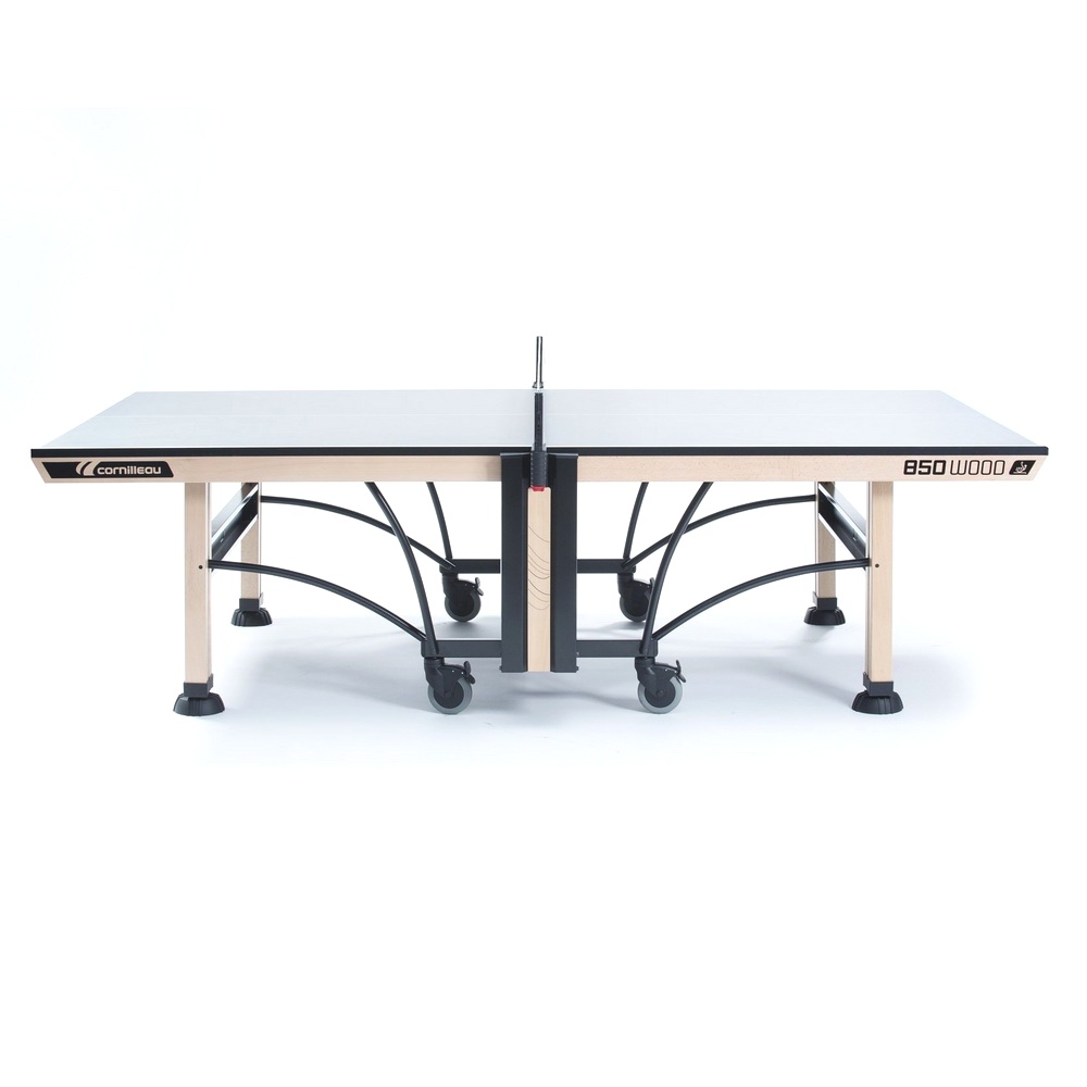 Профессиональный теннисный стол складной с сеткой Cornilleau Competition 850 WOOD ITTF серого цвета Профессиональный теннисный стол складной с сеткой Cornilleau Competition 850 WOOD ITTF серого цвета
