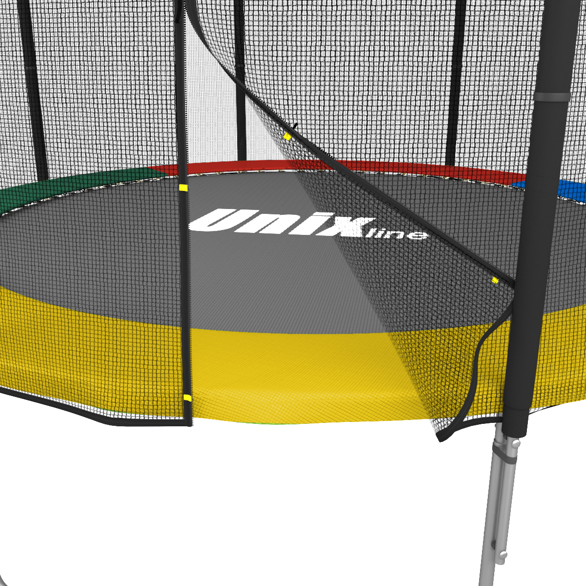 Батут UNIX Simple 12ft Color (outside) с защитной сетью диаметром 12ft (366 см) Батут UNIX Simple 12ft Color (outside) с защитной сетью диаметром 12ft (366 см)