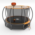 Батут с баскетбольным кольцом Jump Power 14 ft Pro Inside Basket Orange