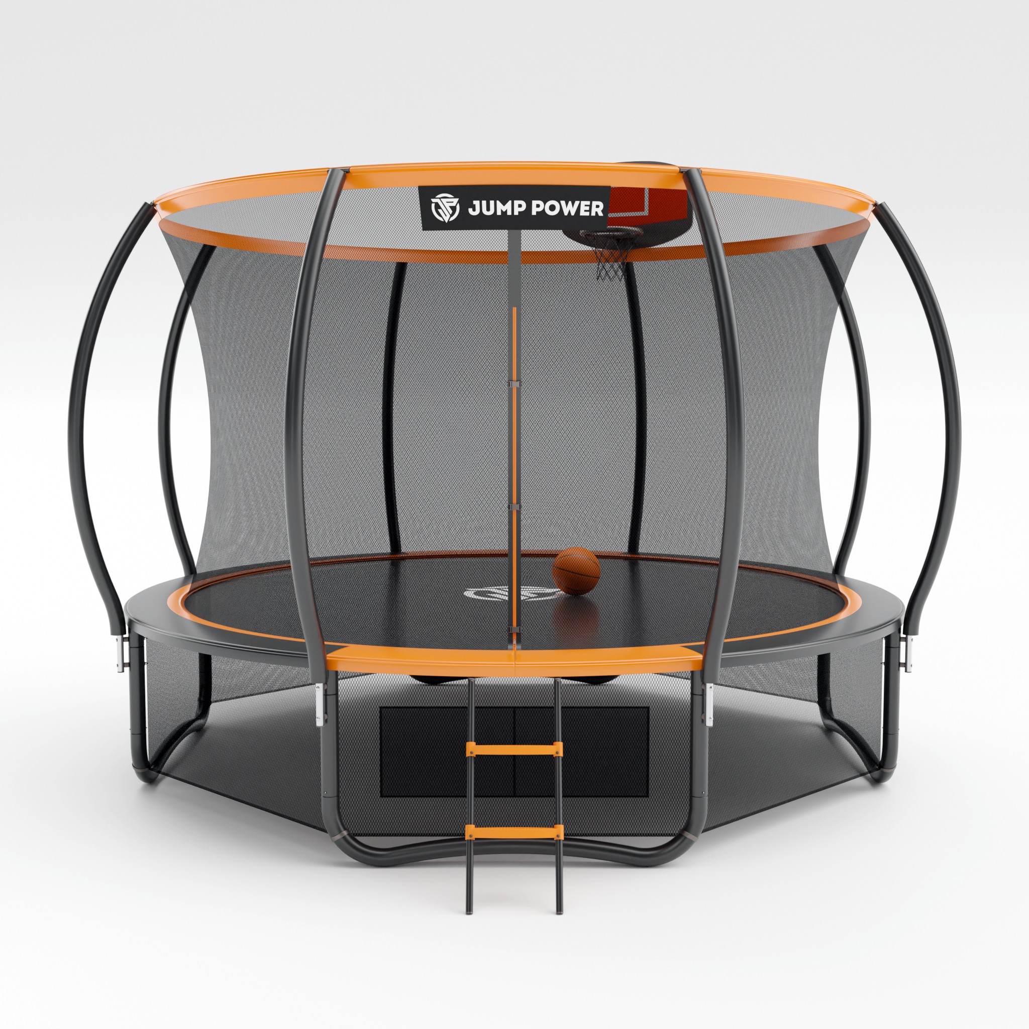 ����� � ������������� ������� Jump Power 14 ft Pro Inside Basket Orange