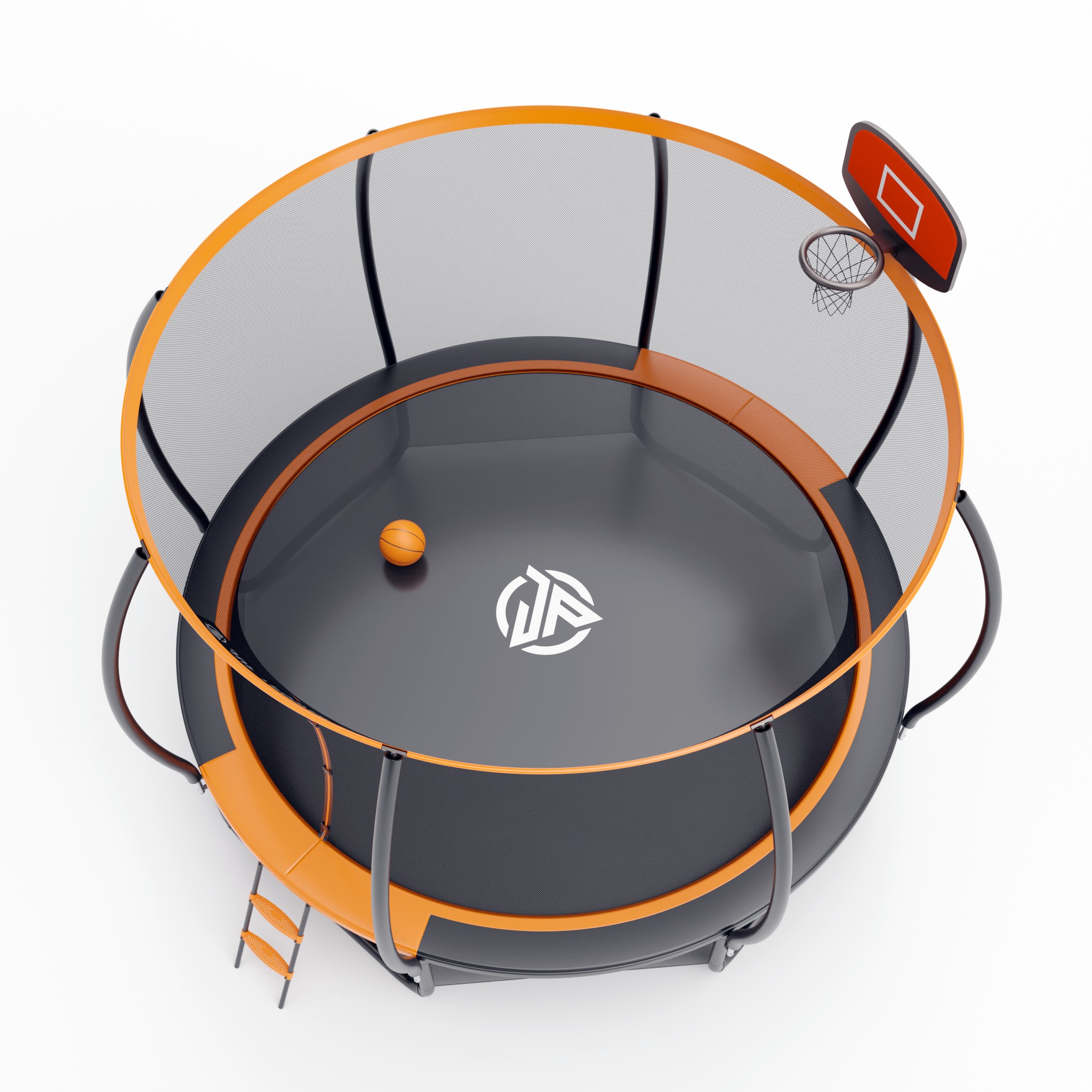����� � ������������� ������� Jump Power 14 ft Pro Inside Basket Orange