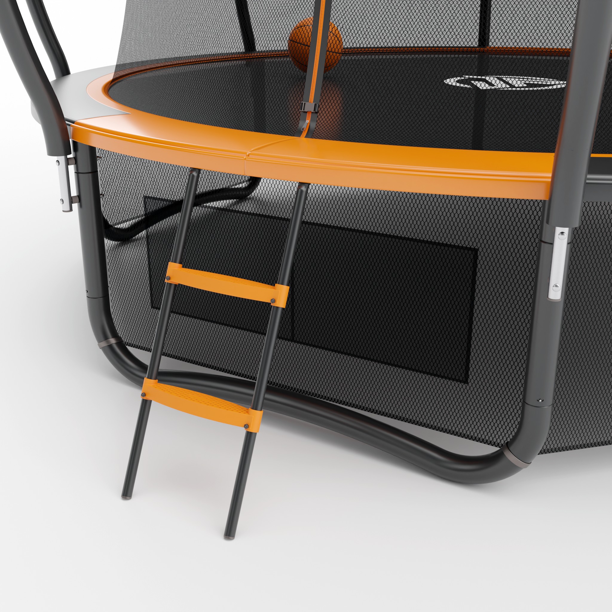 ����� � ������������� ������� Jump Power 14 ft Pro Inside Basket Orange