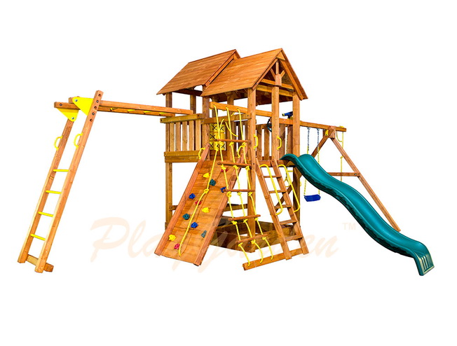Детская игровая площадка стандарт c рукоходом Playgarden SkyFort II Детская игровая площадка стандарт c рукоходом Playgarden SkyFort II