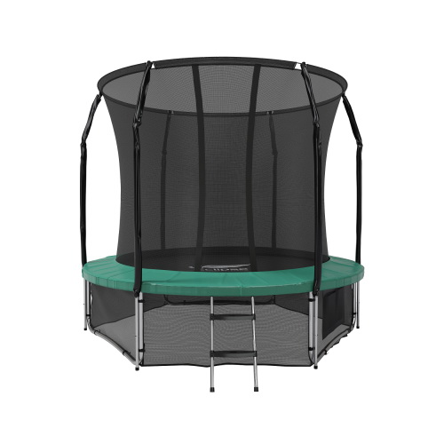 Батут с защитной сетью Eclipse Space Twin Green/Orange 8FT диаметром 244 сантиметра Батут с защитной сетью Eclipse Space Twin Green/Orange 8FT диаметром 244 сантиметра