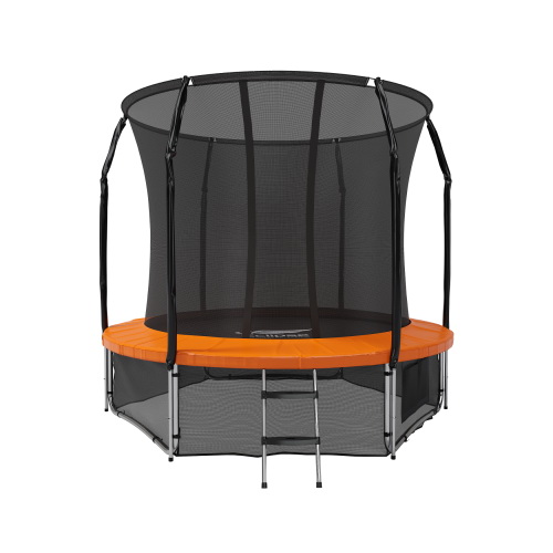 Батут с защитной сетью Eclipse Space Twin Green/Orange 8FT диаметром 244 сантиметра Батут с защитной сетью Eclipse Space Twin Green/Orange 8FT диаметром 244 сантиметра