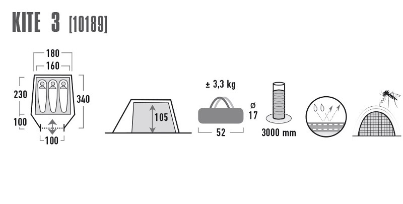������������ ������� High Peak Kite 3