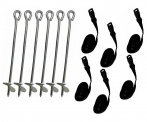 Набор для крепления батута к земле DFC ANCHOR-BG 6pcs