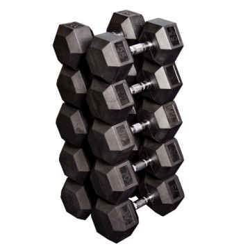 Набор гексагональных гантелей Body-Solid SDRS650 Набор гексагональных гантелей Body-Solid SDRS650