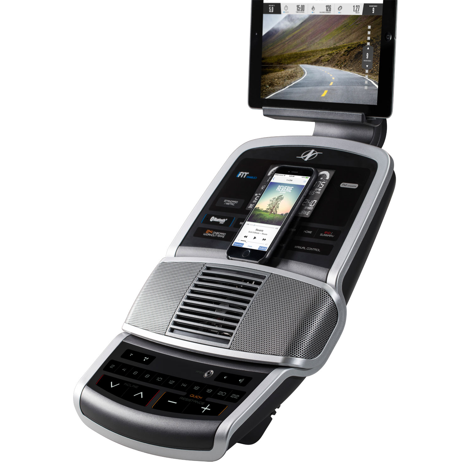 Консоль эллиптического тренажера NordicTrack Space Saver SE7i Консоль эллиптического тренажера NordicTrack Space Saver SE7i