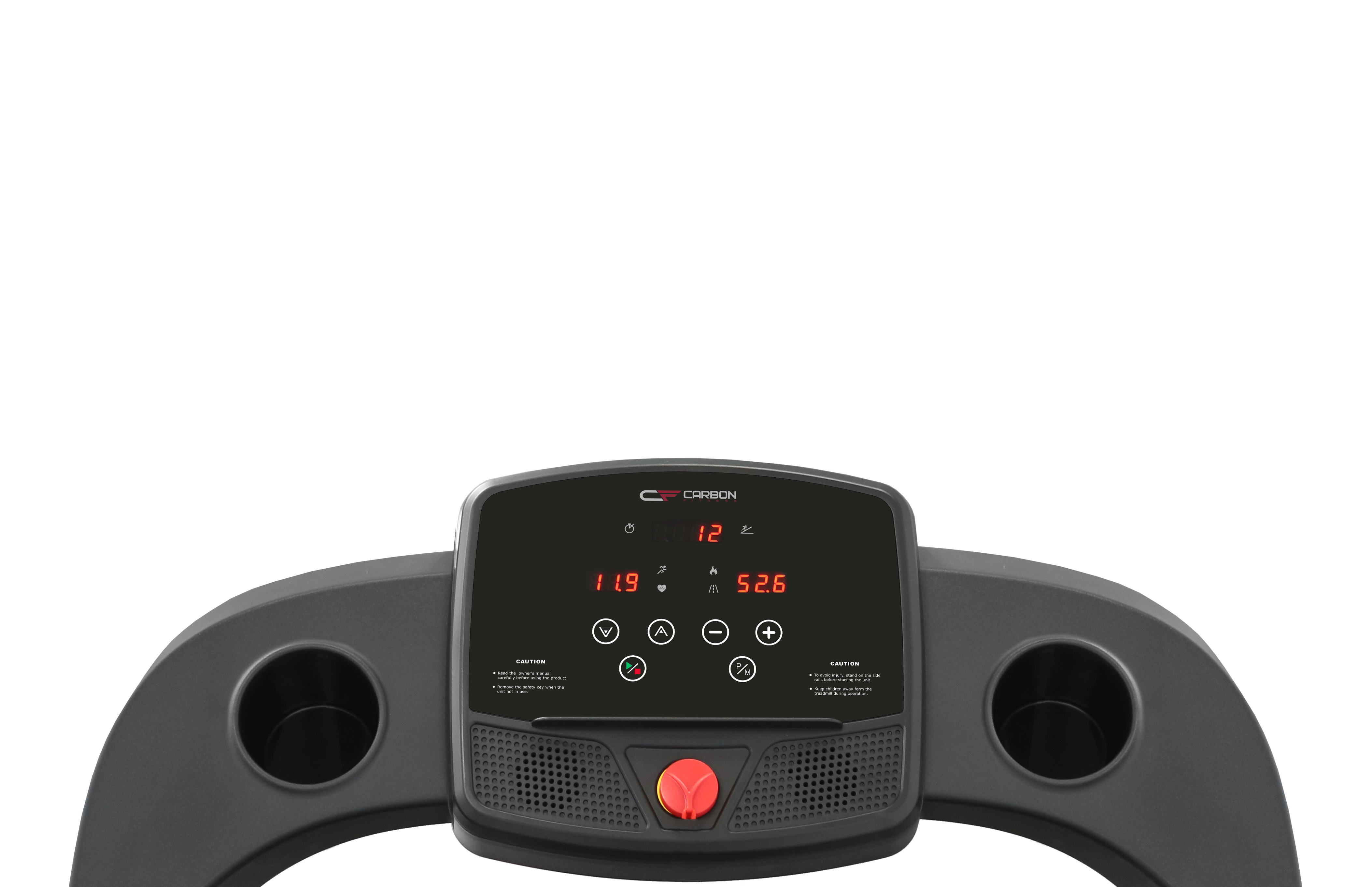 Консоль домашней электрической беговой дорожки Carbon Fitness T550 Консоль домашней электрической беговой дорожки Carbon Fitness T550