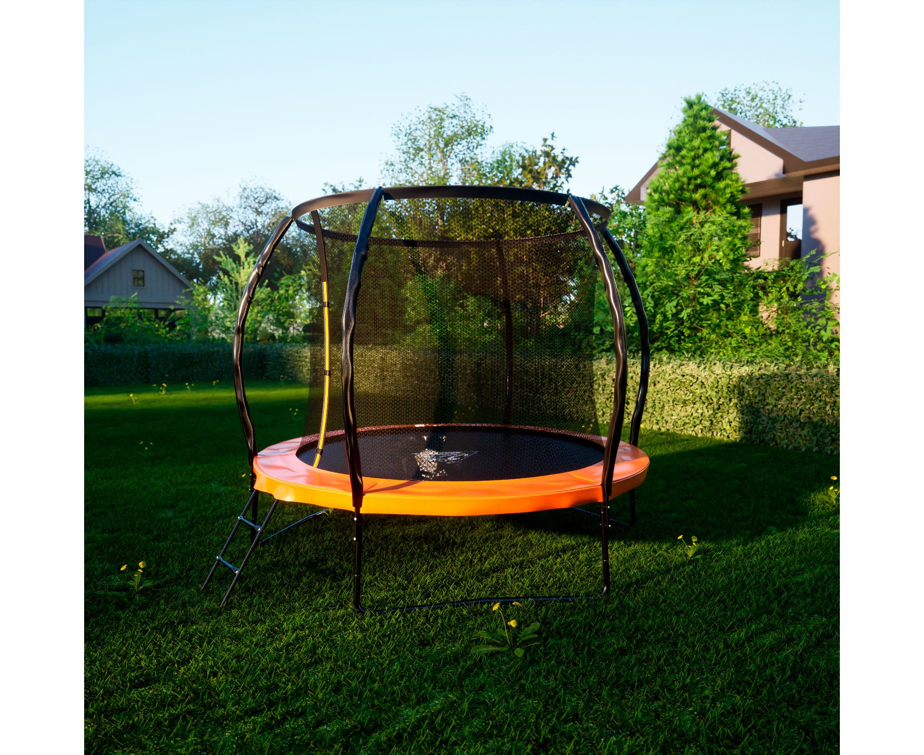 ����� � �������� ������ � ��������� DFC Trampoline KENGOO II 10FT-BAS-BO ��������� 10 ����� (3,05 �)