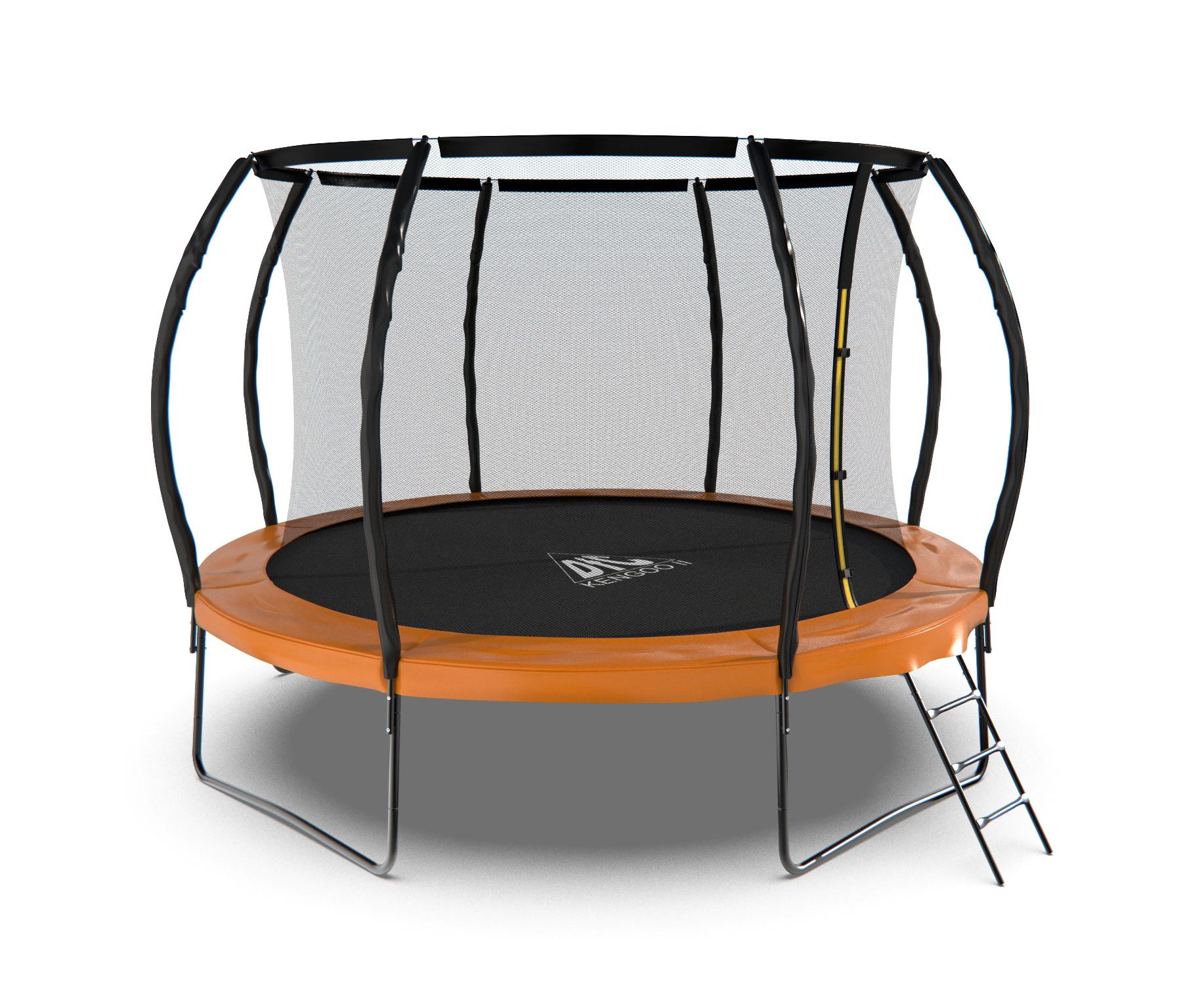 Батут с защитной сеткой и лестницей DFC Trampoline KENGOO II 12FT-BAS-BO диаметром 12 футов (3,66 м) Батут с защитной сеткой и лестницей DFC Trampoline KENGOO II 12FT-BAS-BO диаметром 12 футов (3,66 м)