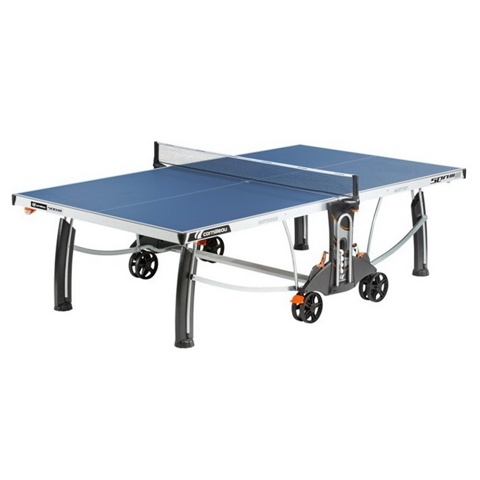Теннисный стол всепогодный складной Cornilleau Sport 500M Crossover Outdoor синего цвета Теннисный стол всепогодный складной Cornilleau Sport 500M Crossover Outdoor синего цвета
