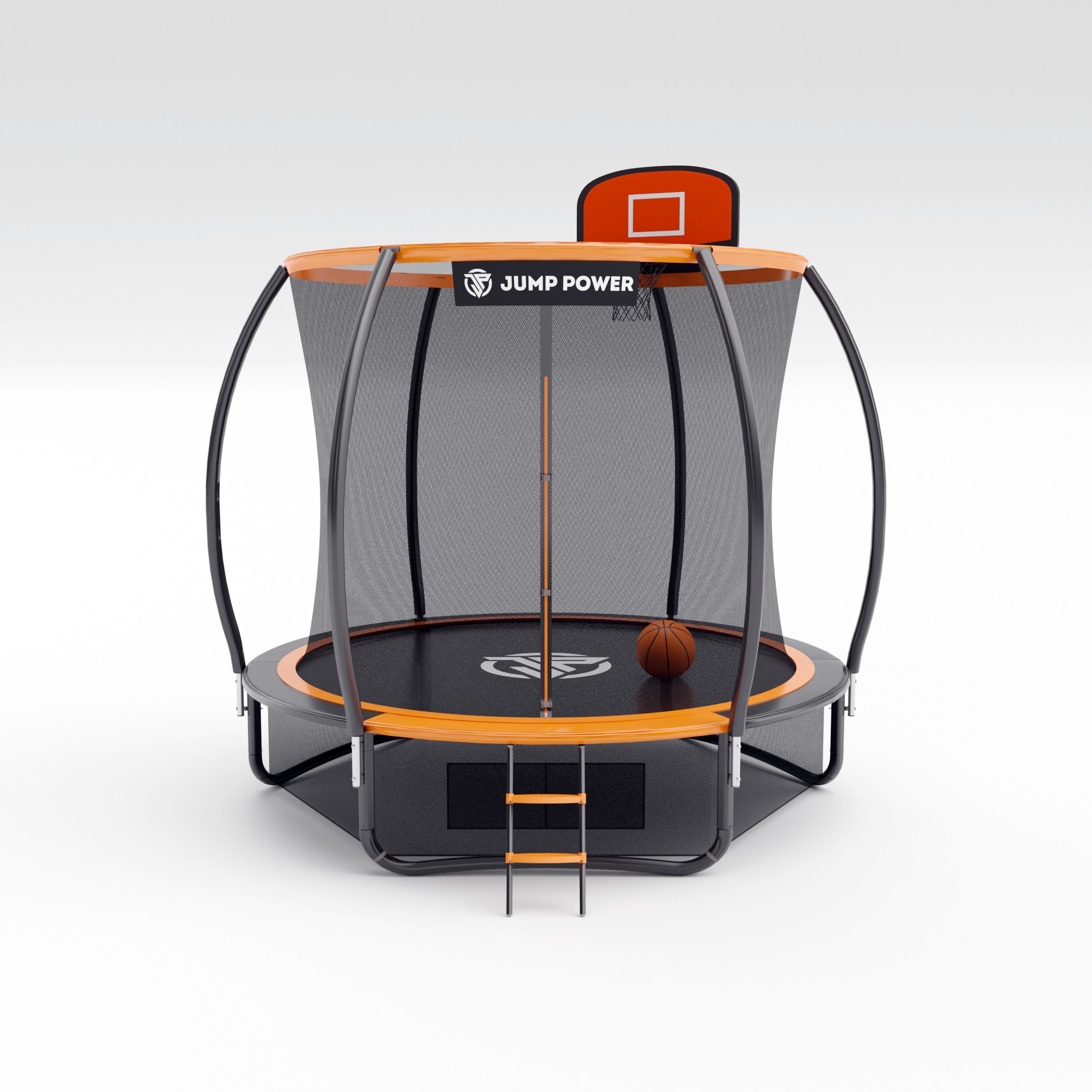 ����� � ������������� ������� Jump Power 8 ft Pro Inside Basket Orange ��������� 2,44 ����� (8 �����)