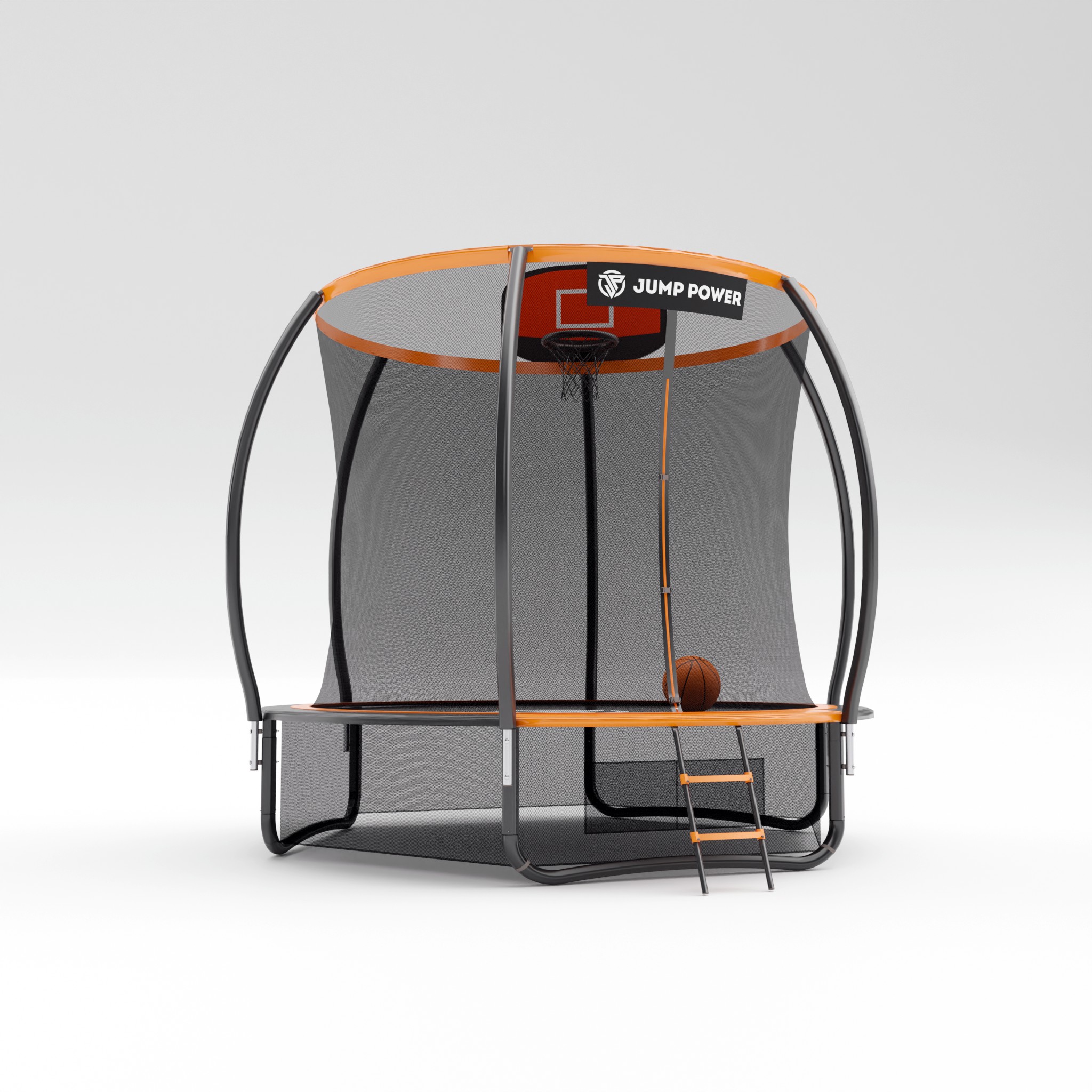 ����� � ������������� ������� Jump Power 8 ft Pro Inside Basket Orange ��������� 2,44 ����� (8 �����)