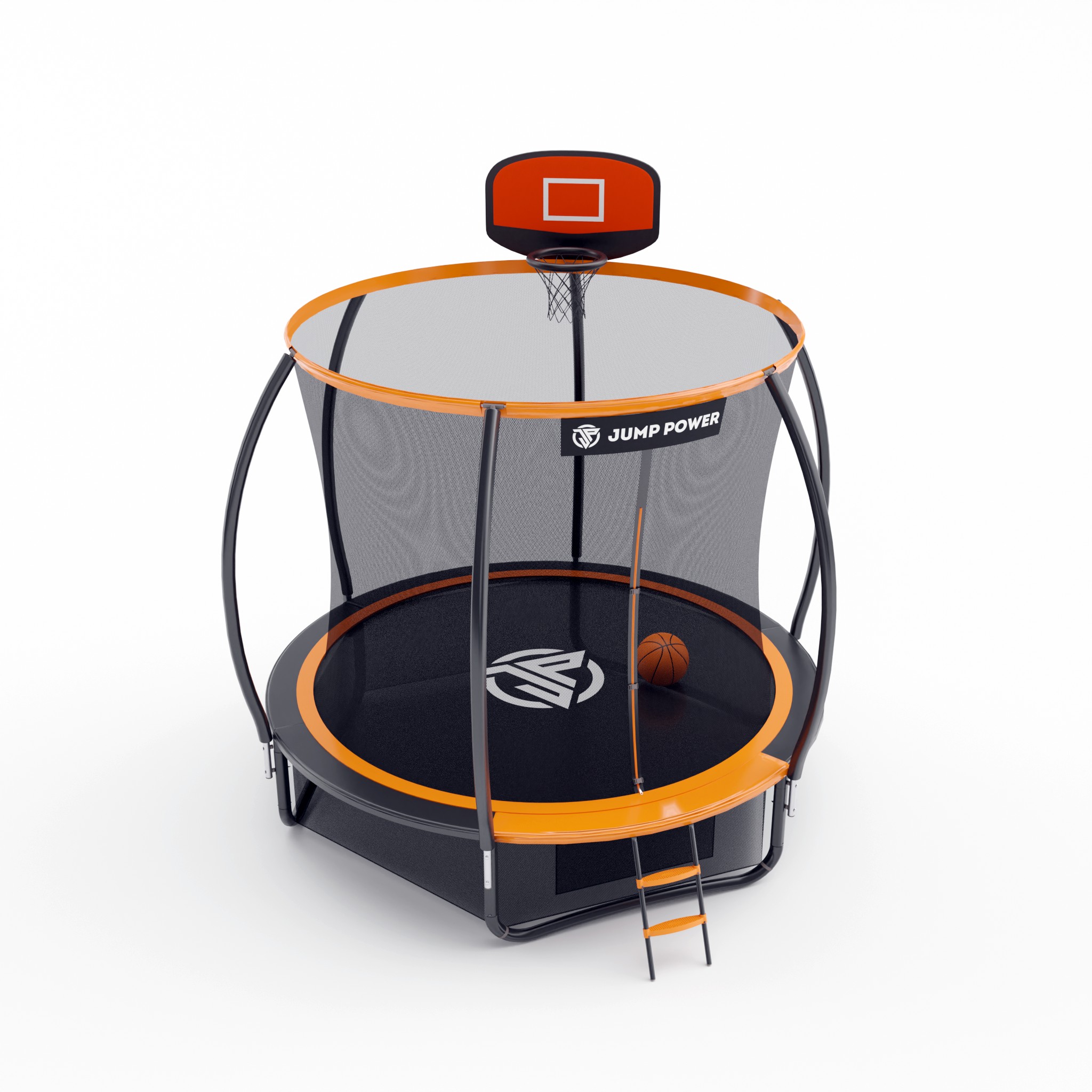 ����� � ������������� ������� Jump Power 8 ft Pro Inside Basket Orange ��������� 2,44 ����� (8 �����)