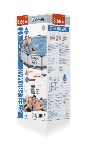 Каркасный бассейн Bestway 56416 Steel Pro Max Каркасный бассейн Bestway 56416 Steel Pro Max