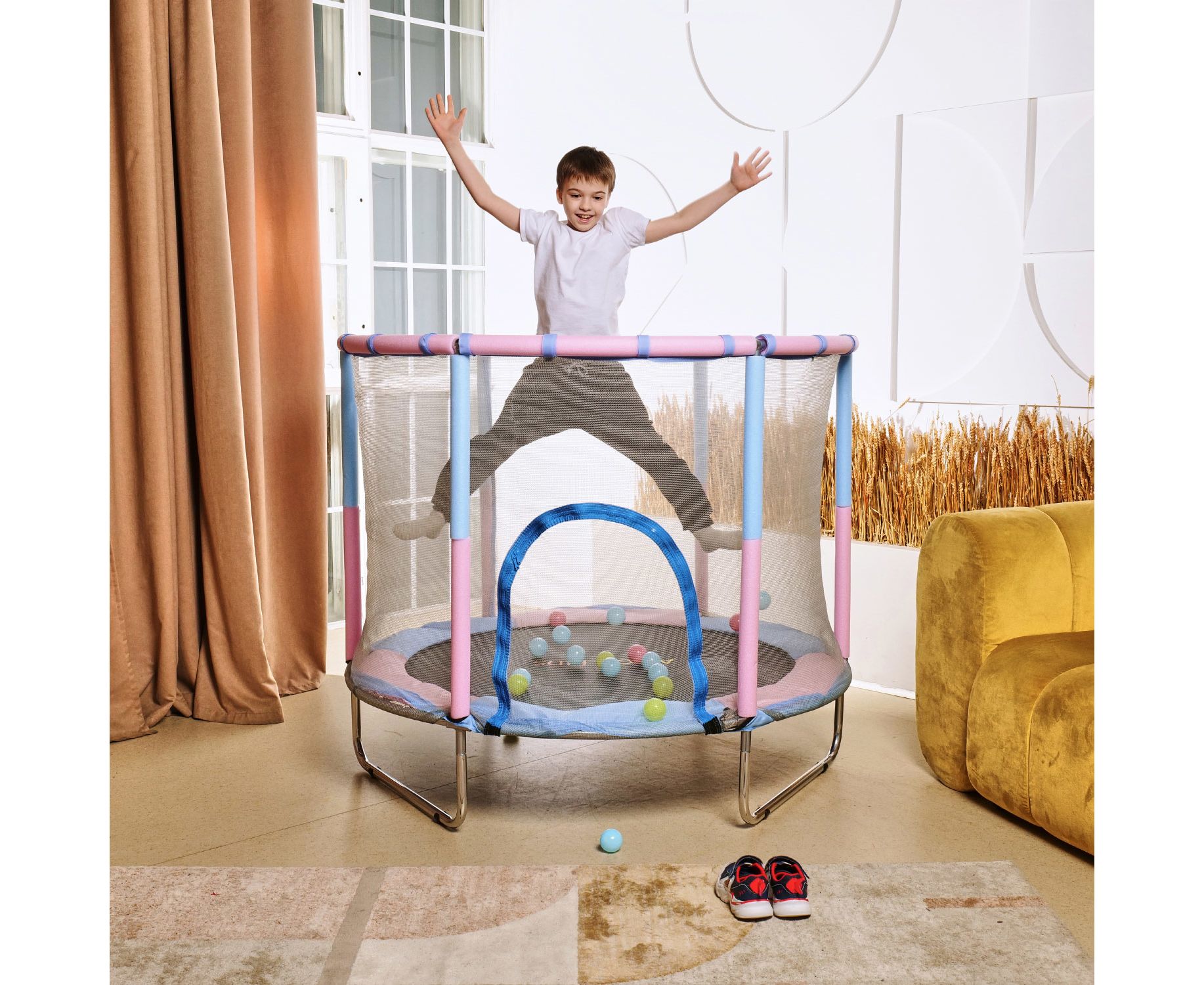 Батут детский с сеткой DFC A.Kou Kids 48 Батут детский с сеткой DFC A.Kou Kids 48